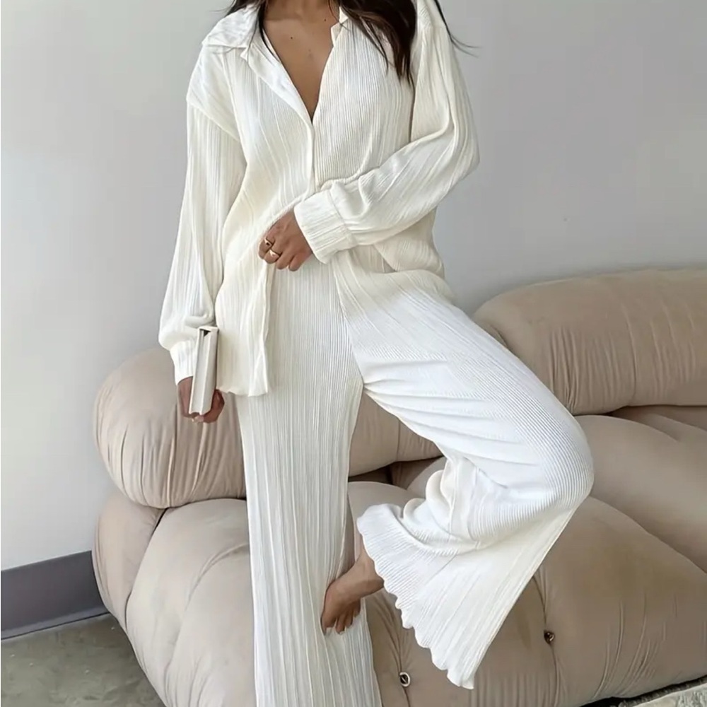Elegant White Women's Jumpsuit